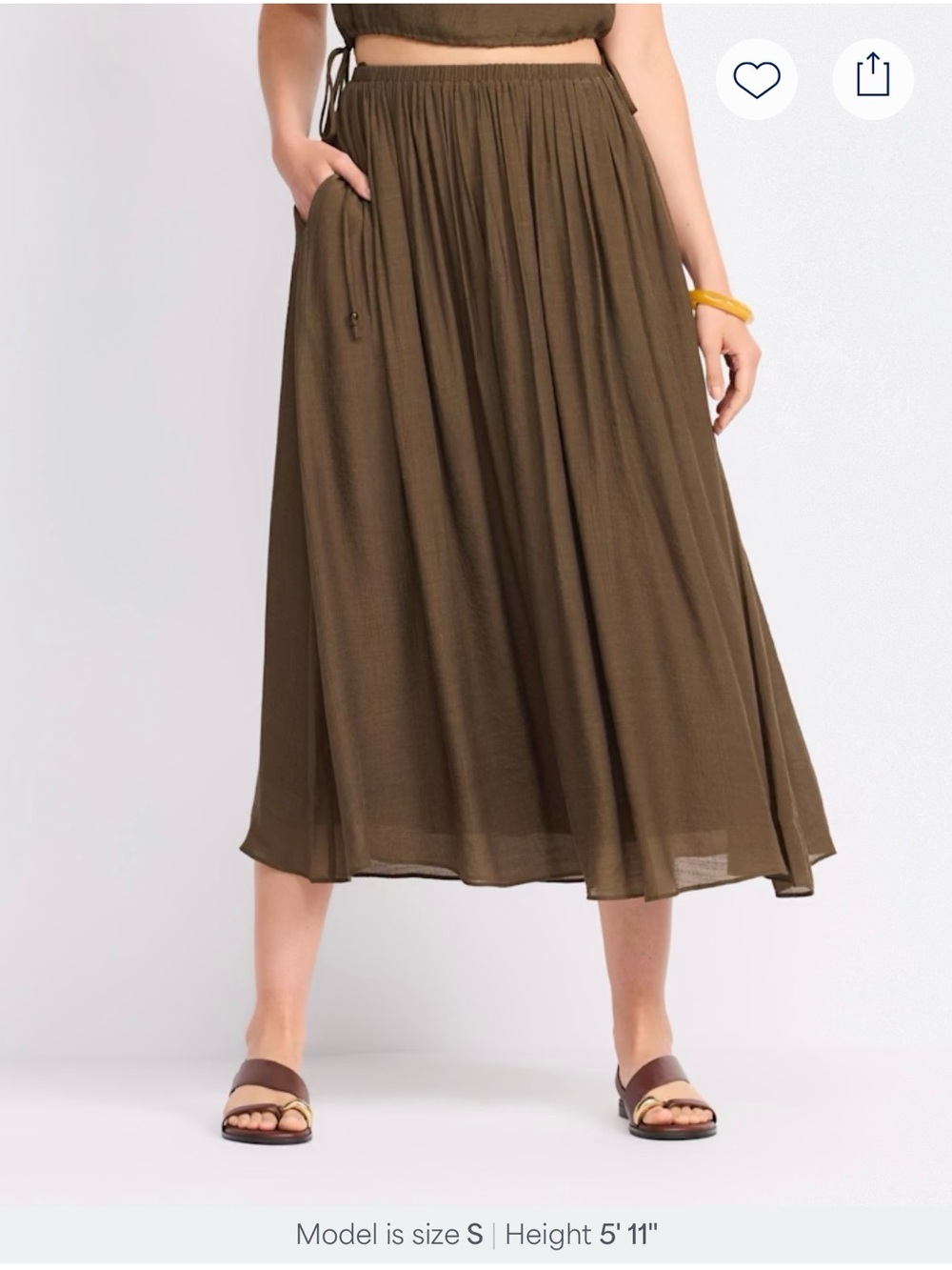 Lucy Paris Marie Midi Skirt